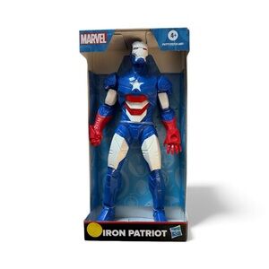 Marvel Iron Patriot Figure with Blue and Red Armor